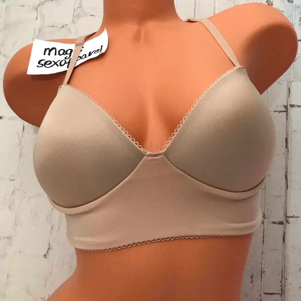 VS M WIRELESS PADDED DEMI BRA SUPER SOFT SOLID